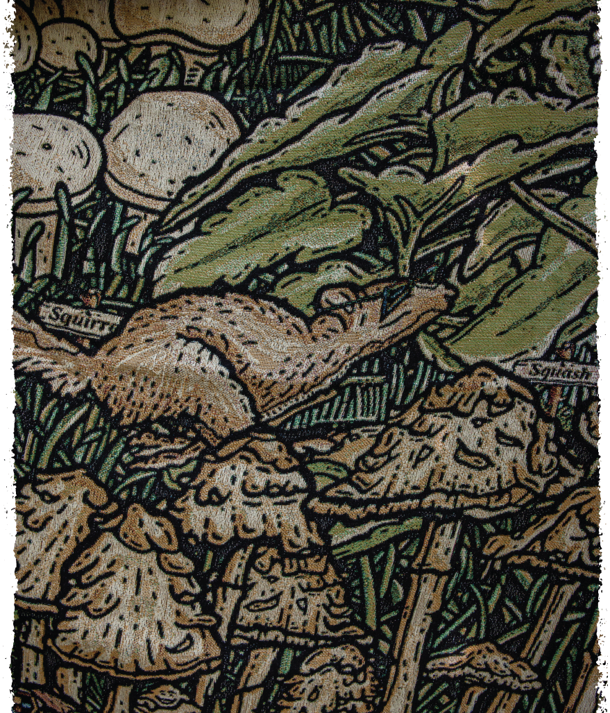 Nature Scene Woven Throw