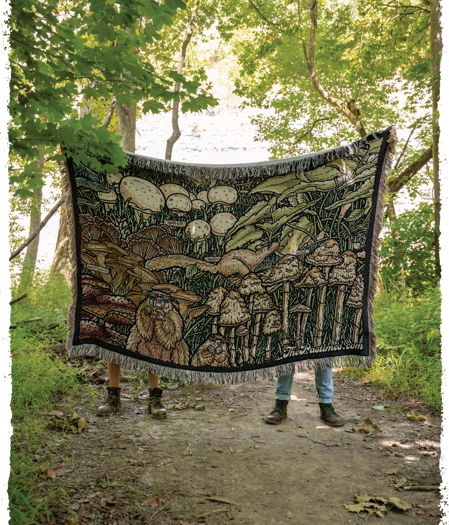 Nature Scene Woven Throw