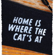 Home Is Where The Cat's At Pouch