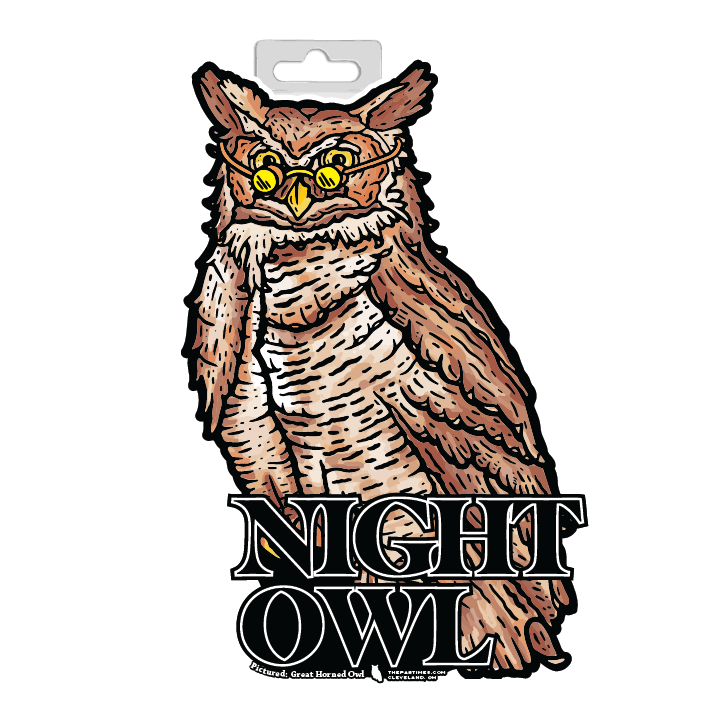 Night Owl Sticker